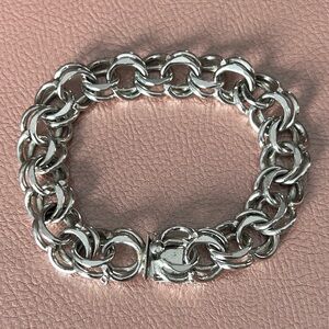 ETON Sterling Silver Double Link Bracelet